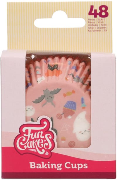 FunCakes Baking Cups - Cute Halloween - 48 Stuks - Cupcake Vormpjes Papier