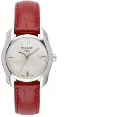 Tissot Wave Series quartz-uurwerk zakelijk stijlvol elegant dameshorloge, Rui Horloge 27mm witte wijzerplaat, roestvrijstalen kast, T023.210.16.111.01 wit