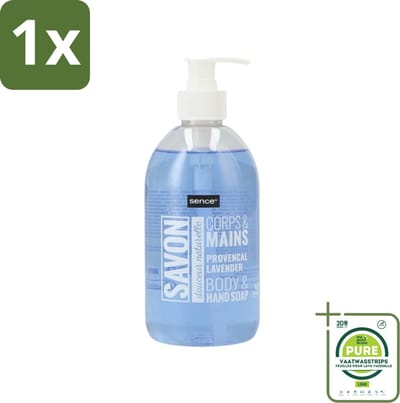 1 x Sence - Provencal Lavendel - Handzeep - Savon - 500 ml - Sence Handzeep - Lavendel Geur - Vloeibare Handzeep - Handzeep Provencal Lavendel - Handzeep 500 Ml