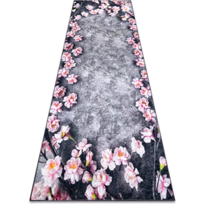 Kleden Rugsx ANDRE 28170 tapijt wasbaar Bloemen antislip - 80x200 cm