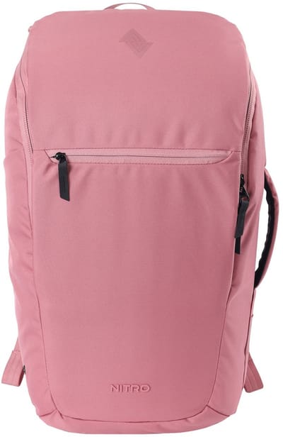 NITRO Laptop rugzak Rugzak met laptopvak Nikuro Traveller 32L Woodrose Oud roze
