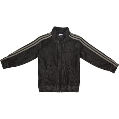 Adidas Firebird Trainingspakken Baby - Zwart - Maat 75 - 80 CM - Katoen Denim