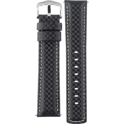Hirsch 02592250-2-22 Carbon Horlogeband