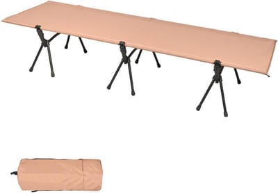 Opvouwbaar kampeerbed - Slaapbed reizen - Buiten ontspannen - Lichtgewicht draagbaar - 150 kg draagvermogen - 2