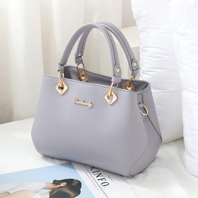 Nouveau Sac à Main Version Coréenne de Sac Bandoulière Tout Sac pour Femme d'Âge Moyen Sac Mère Sac Épaule Unique Sac pour Femme . gray