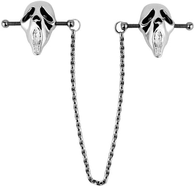 Kiotos - Screaming Ghostface - Tepelklemmen met ketting