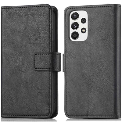 imoshion Luxe Bookcase voor de Samsung Galaxy A33 - Zwart