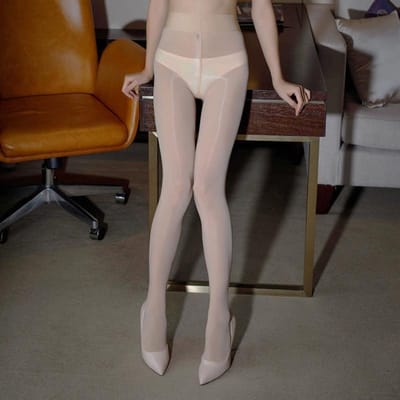8Pantalons Collants Brillants Vêtements Sexy Bas pour Femmes Huileux Brillant Lingerie Élastique Ultra-fin Nylon Collants Strassés Tenue de Club Closed Crotch black