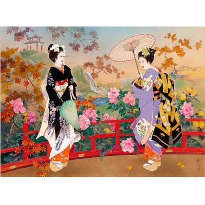 5D Diy Diamond Borduren Cross Stitch Diamond Mozaïek Japanse vrouw geisha Diamond Painting Home Decor 20X30CM gray