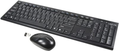 Draadloos Toetsenbord en Muis Combinatie met 2,4 GHz Technologie QWERTZ Zwart