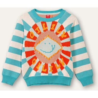 Oilily Kers Trui- maat74/12m Blauw