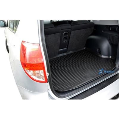 J&J AUTOMOTIVE | Tapis De Coffre Caoutchouc Premium Pour Toyota RAV 4 3 2006-2012 noir