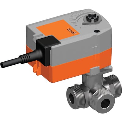 Belimo 3-Weg Regelklep G1 Kvs0.63 24VAC/DC Fail-Safe NO 90s 2-10V 2.500Nm IP42 R509/TRF24-SR-O