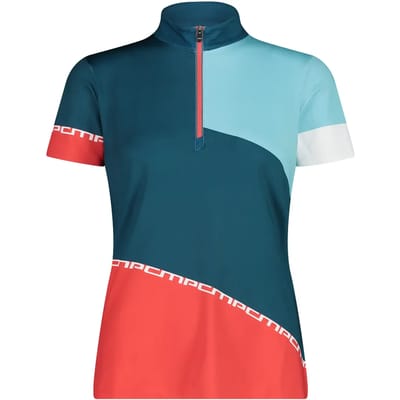 Dames-T-shirt met halve rits CMP