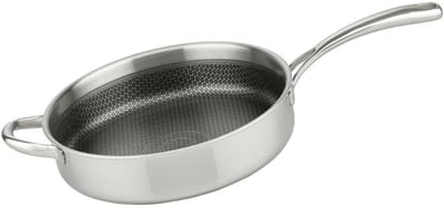 Sauteerpan 28 cm in 18/10 roestvrij staal Elo Relief Evolution