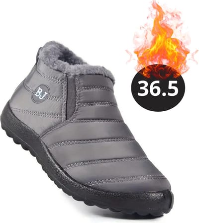 Nivard Snowboots - Sneeuwschoenen - Sneeuwboots - Dames - Wintersport - Ski - Skischoenen - Grijs - 36.5 - Warm