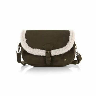 Michelle Bags & Accessories - Schoudertasje - Teddy - Green