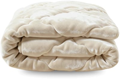 Zelesta Flanel Uni - Beige 200x200cm