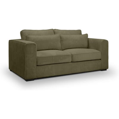 Almera 2.5 zitsbank khaki - Ruime loungebank met FSC-hout | Goedzit - 241cm