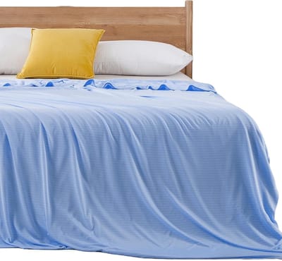 Famanu – Koeldeken 200 x 220 cm, Q-Max 0,34, luchtdoorlatend en comfortabel, ideaal voor warme slapers