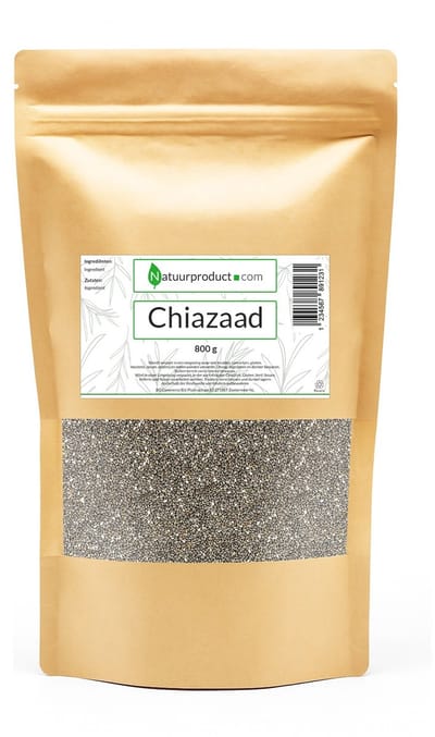 Chiazaad - Natuurproduct - 100% Natuurzuiver en Premium Kwaliteit - 800g