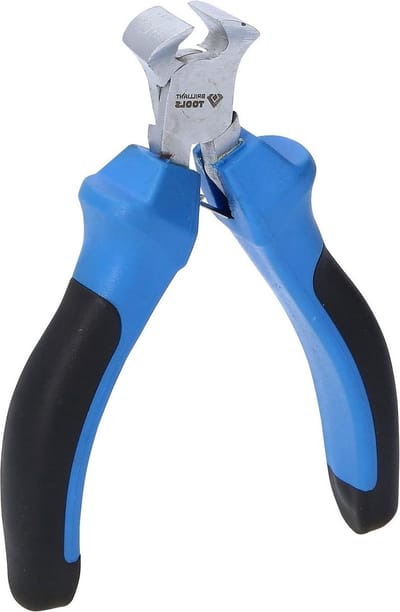 Fijnmechanische kniptang - Precisie tang - Elektronica reparatie - Geïnduceerd geharde snijkanten - 115 cm - Zilver