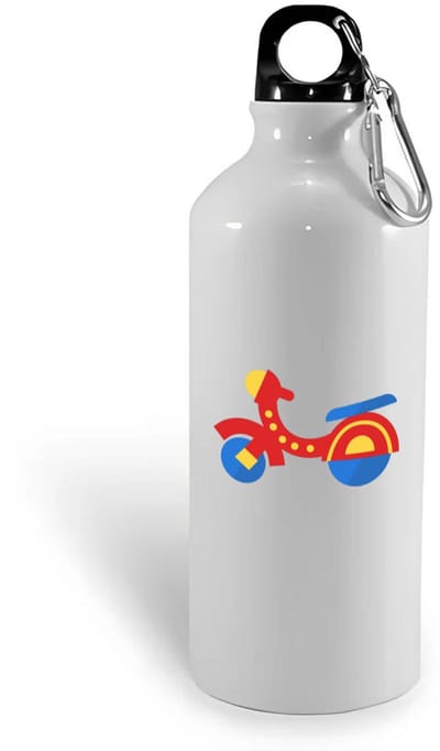 Hacebo® - speelgoed motor waterfles - Motor - Motorsport liefhebbers - Brommer - tweewieler - cadeau - water fles - 400ML