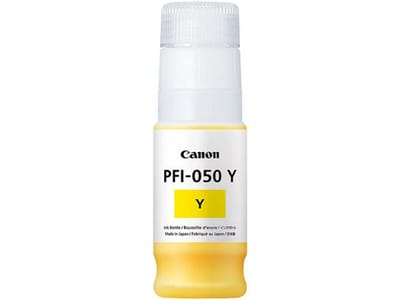 Canon inktfles PFI-050Y, 70 ml, enkele verpakking, geel