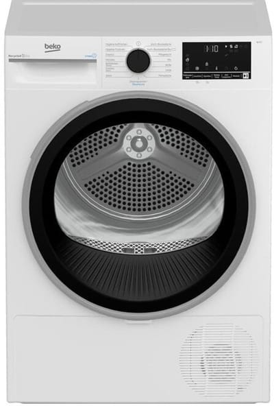 Beko B3T3249S | Warmtepompdroger | 9 kg | C | Taaldisplay Duits