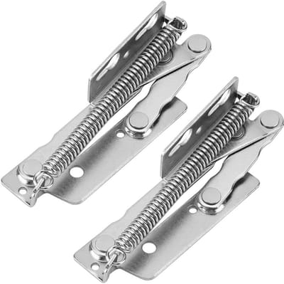 SnelShoppen - Verticale Swing Lifting Scharnieren Set van 2 Stuks Staal Duurzame Lifting Veerscharnieren voor Kast Keuken Kastdeur