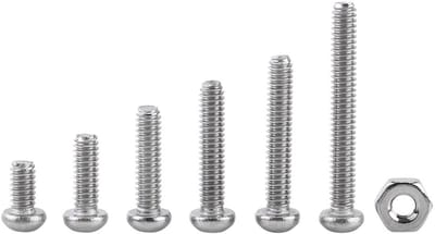JHUBERS- Inbusbouten Assortiment 230st - RVS 304 - Binnenzeskant - Bevestigingscomponenten - Corrosieweerstand - Opbergdoos - Schroeven