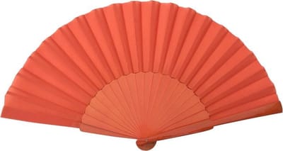 Spaanse flamenco waaier XL - oranje - bij jurk Koningsdag