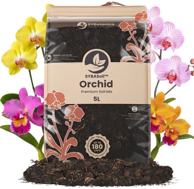 SYBASoil - Orchidee mix 5L - Turfvrije Potgrond Mix - 6 Maanden Voeding