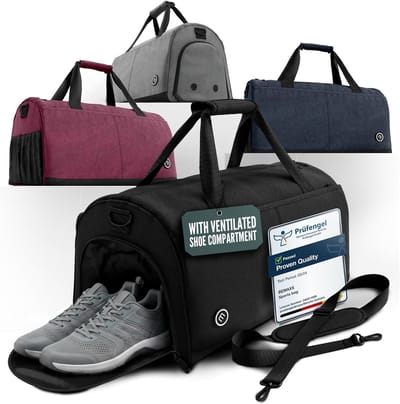 Thijox - Sporttas Heren & Dames 40/60L met Schoenenvak, Natvak en Rugzakfunctie | Ideaal voor Training, Fitness, Zwemmen, Gym, Weekend Trips en Handba