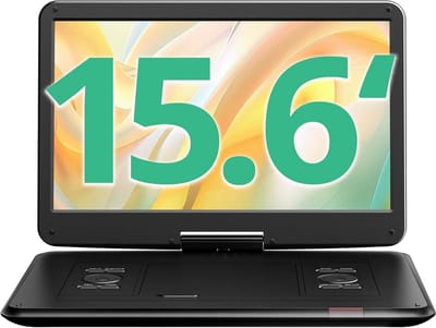 Draagbare DVD-speler met 17,5 inch Draaibaar HD Scherm voor Auto en Kinderen