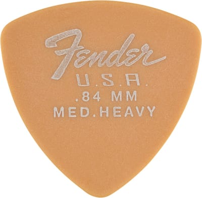 Fender 346 Dura-Tone Picks 0,84 mm Butterscotch Blonde - Plectrum set