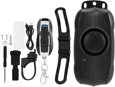 Draadloos Anti-Diefstal Alarm Systeem voor Motorfietsen met Afstandsbediening, USB Opladen, Vibration Sensor en Bereik van 10-20m