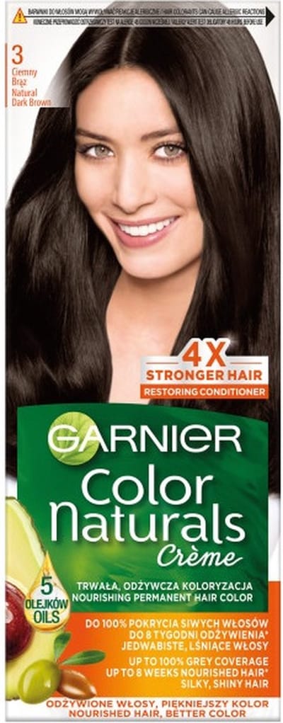 Color Naturals haarverf 3 donkerbruin 1pc