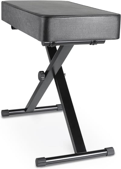 ZRSS® Pianokruk Verstelbaar 50-56cm - Opvouwbaar - Keyboard bank - Kussen 53 x 30 cm