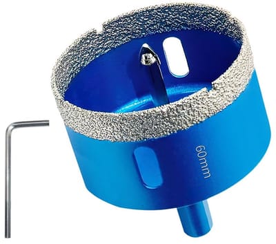 Professionele Diamantgatenzaag 60 mm voor Tegels, Porselein, Glas, Marmer en Keramiek
