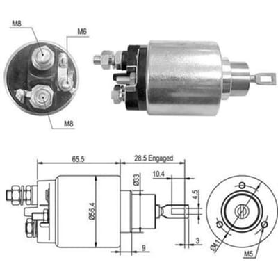 Magneetschakelaar, starter MAGNETI MARELLI 940113050365