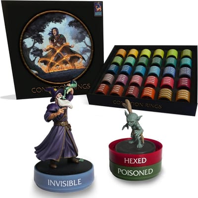 Conditie Ringen Set voor Rollenspellen Tabelhelder