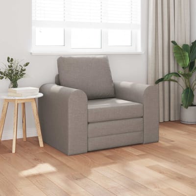 vidaXL - Slaapbank - Taupe - 98 - x - 71 - x - 83 - cm - Stof