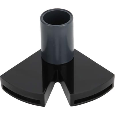 Acrylique 360 degrés Réglable Aquarium Double Buse Plate Bec de Canard Accélérateur de Débit d'Eau Aquariums black