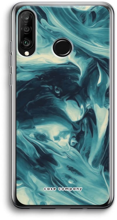 Case Company® - Hoesje geschikt voor Huawei P30 Lite hoesje - Dreaming About Whales - Soft Cover Telefoonhoesje - Bescherming aan alle Kanten en Schermrand