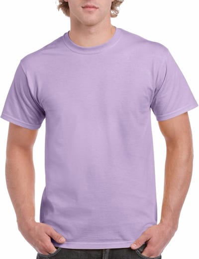 T-shirts lila paars voor heren - zware 200gr kwaliteit - Basic shirts - Katoen - Korte mouwen - Comfort pasvorm M