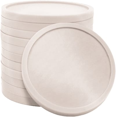 CombiCraft Blanco plastic munten parelmoer 29mm - per 100 stuks