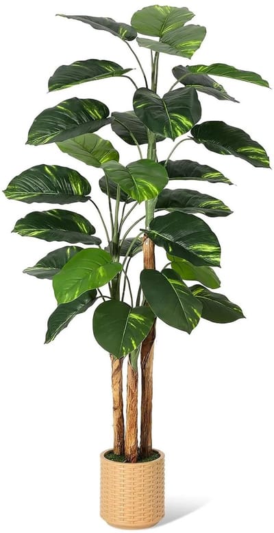 Golaro Kunstplant - Kunstbloemen - Nepplant - Kamerplant - Kunstplant in pot - Plantenbak - Thuisdecoratie - 150 cm hoog.