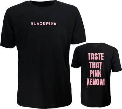 Blackpink Taste That Pink Venom T-Shirt - Officiële Merchandise - L