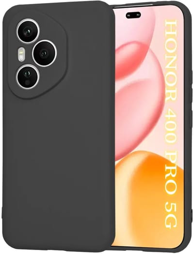 Hoesje geschikt voor HONOR 400 Pro - Techsuit Soft Flex Silicone Back Cover - Black